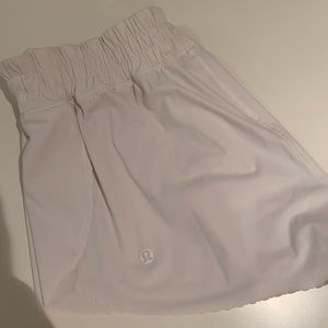 White DISCONTINUED lululemon shorts